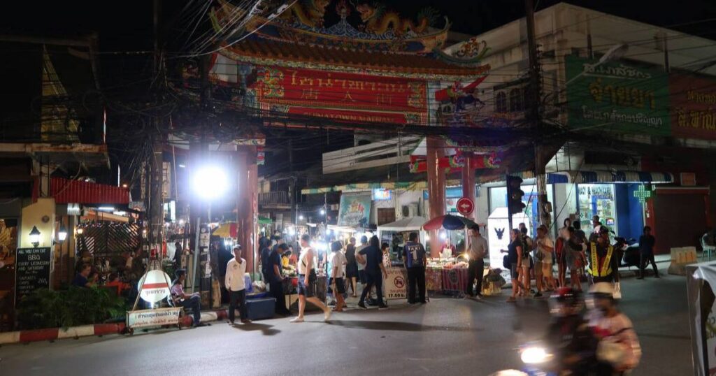 koh samui night street