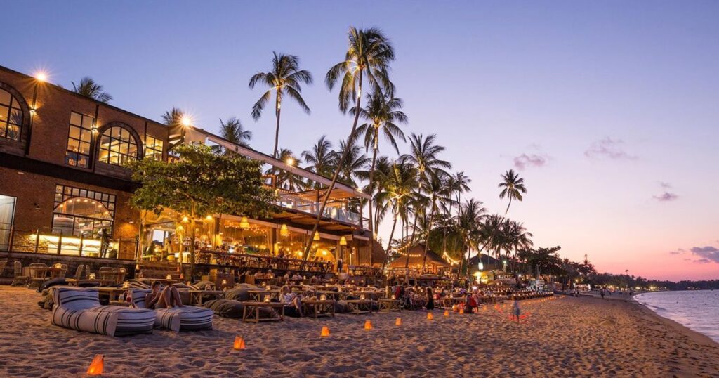 Beachfront restaurants koh samui